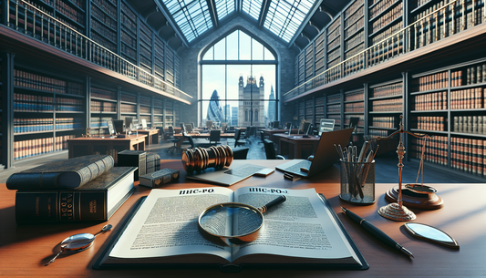 "Library with books, gavel, and laptop, symbolizing E-Euphoria Vape UK's legal alternative cannabinoid products like HHC, THC-P, and CBND."