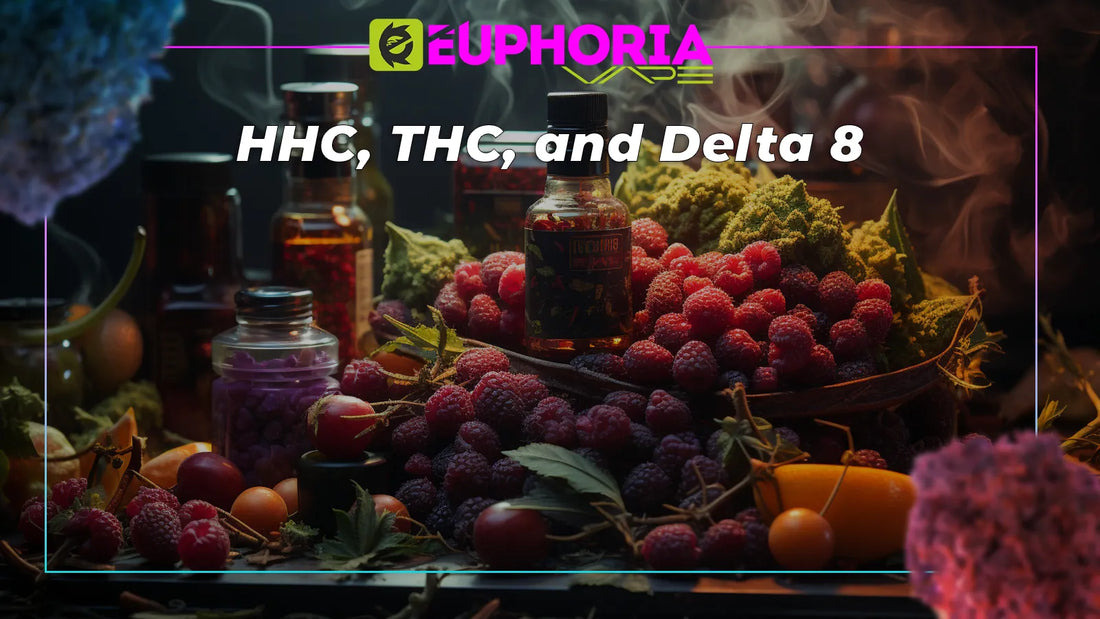 Euphoria Fruit and Cannabinoid Products with HHC, THC and Delta 8 Information