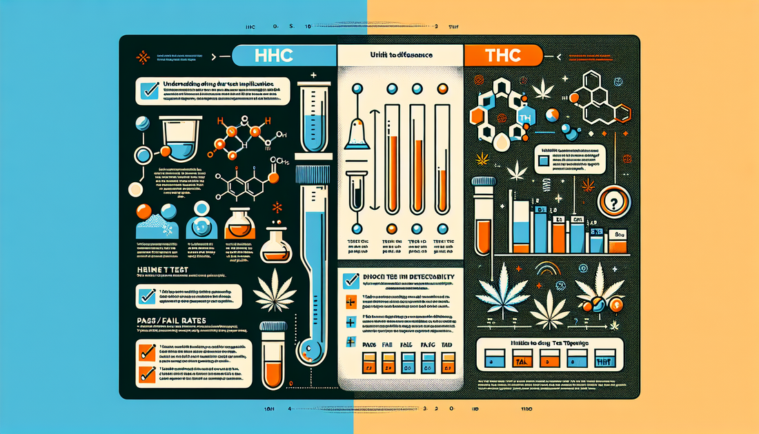 "Infographic of E-Euphoria Vape UK showing HHC, THC, and legal alternatives to THC with charts, molecules, cannabinoids HHC-O, HHC-P, THC-P, and CBND."